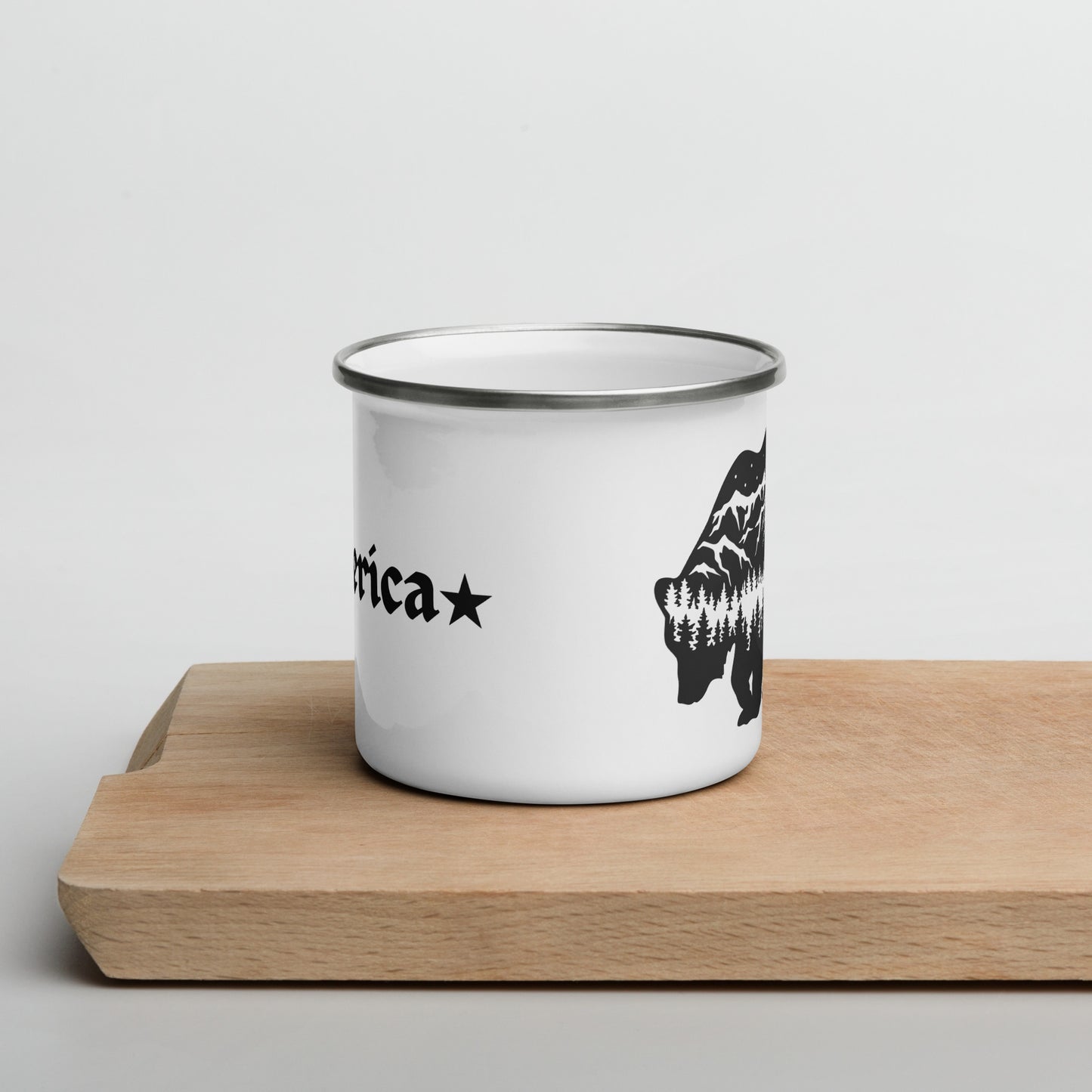 Enamel Mug "Wild Grizzly"