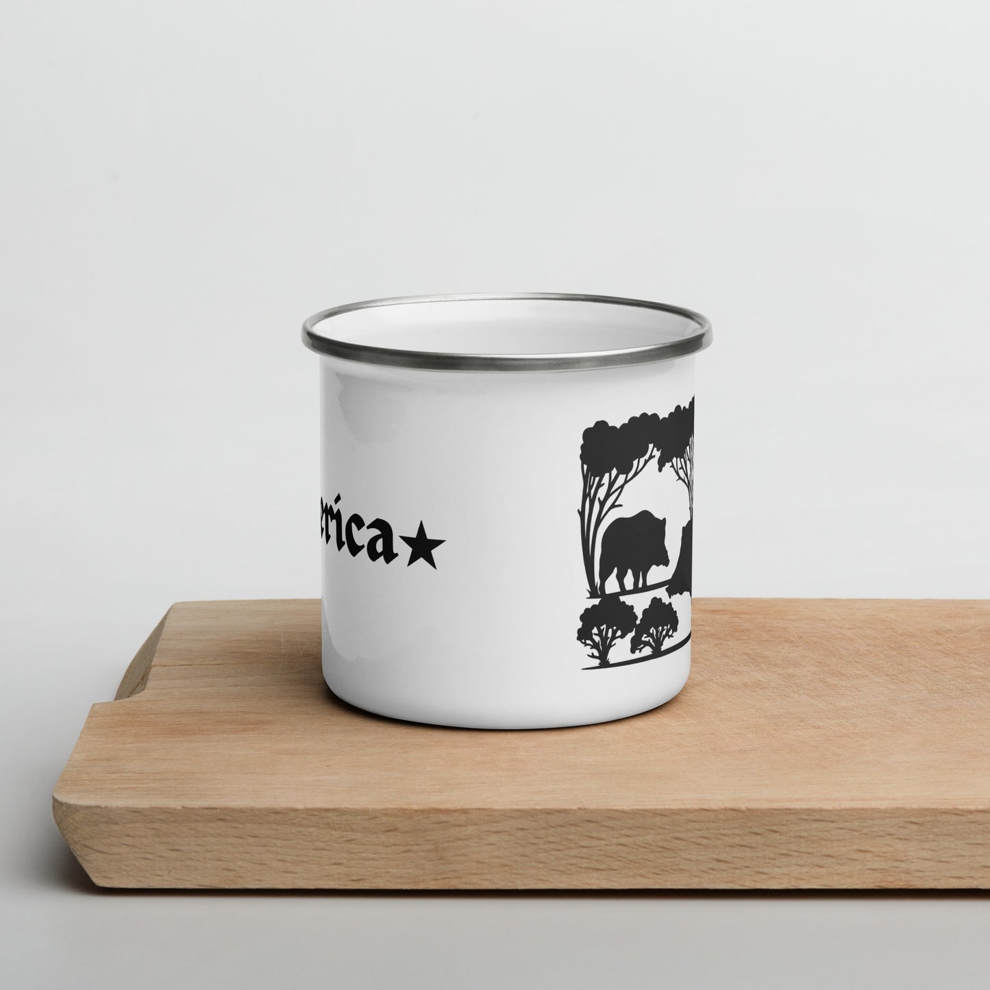 Enamel Mug "Boar in the Wild"