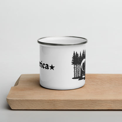 Enamel Mug "Furious Grizzly"