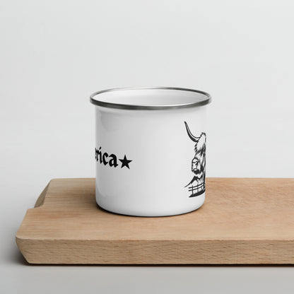 Enamel Mug "American Longhorn"