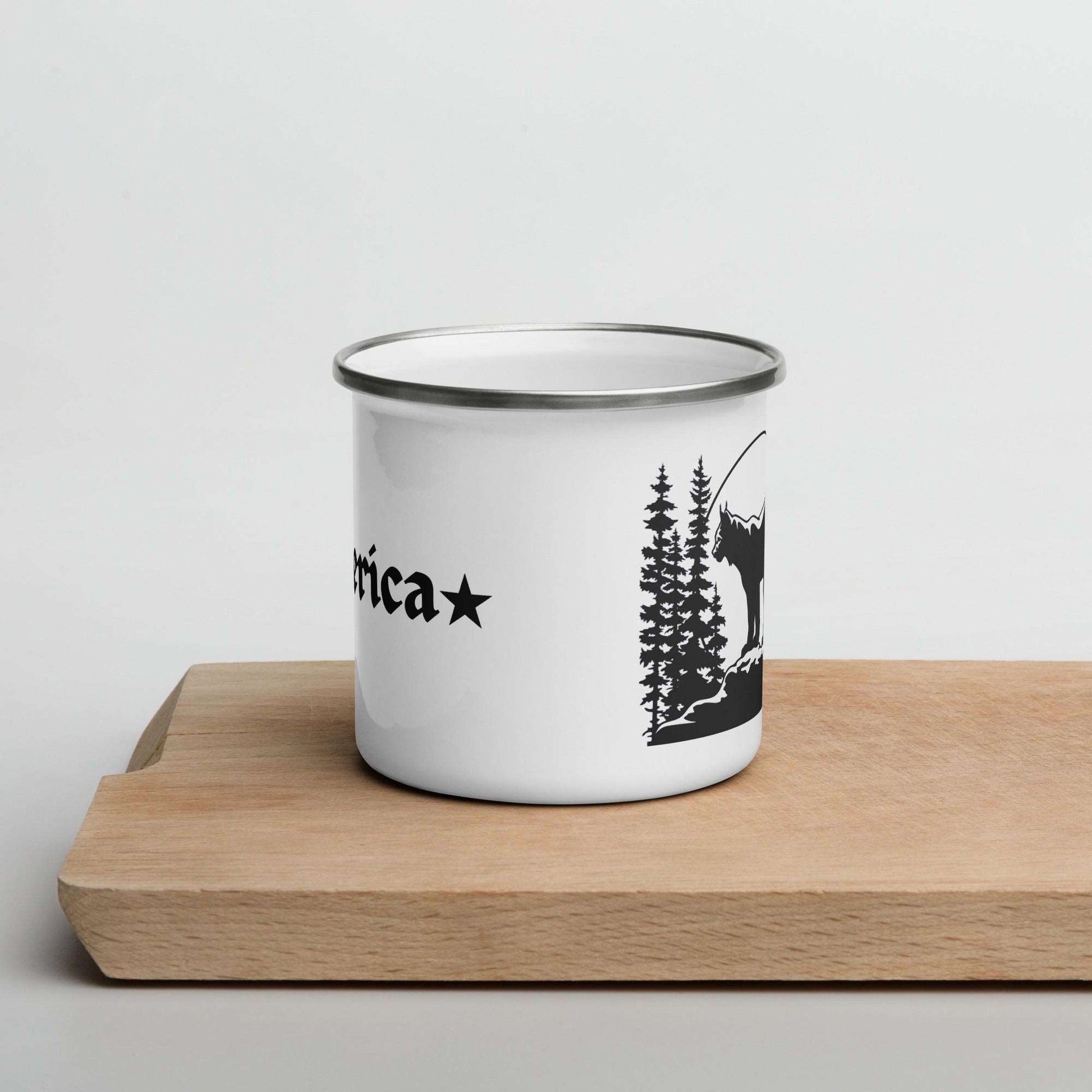 Enamel Mug "wild Lynx"