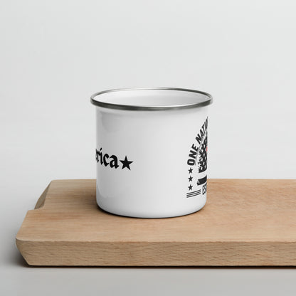 Enamel Mug "One Nation Under God"