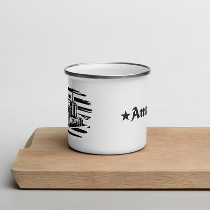 Enamel Mug "American Trucker"