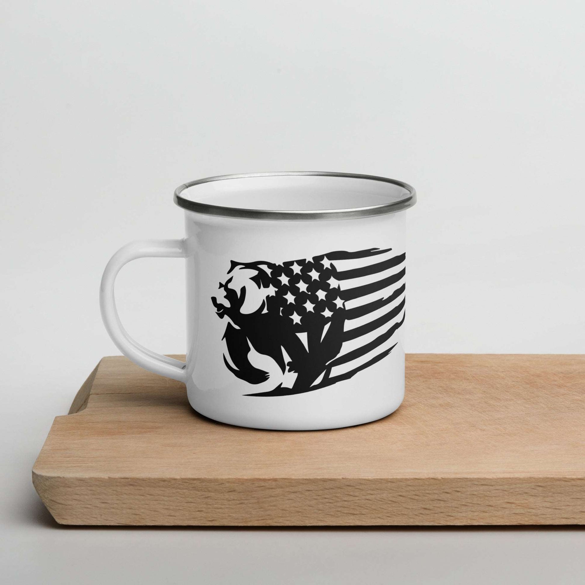 Enamel Mug "Grizzly Flag"