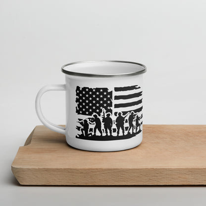 Enamel Mug "Honor our Heroes"