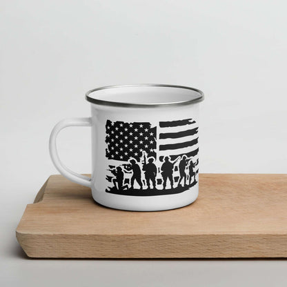 Enamel Mug "Honor our Heroes"