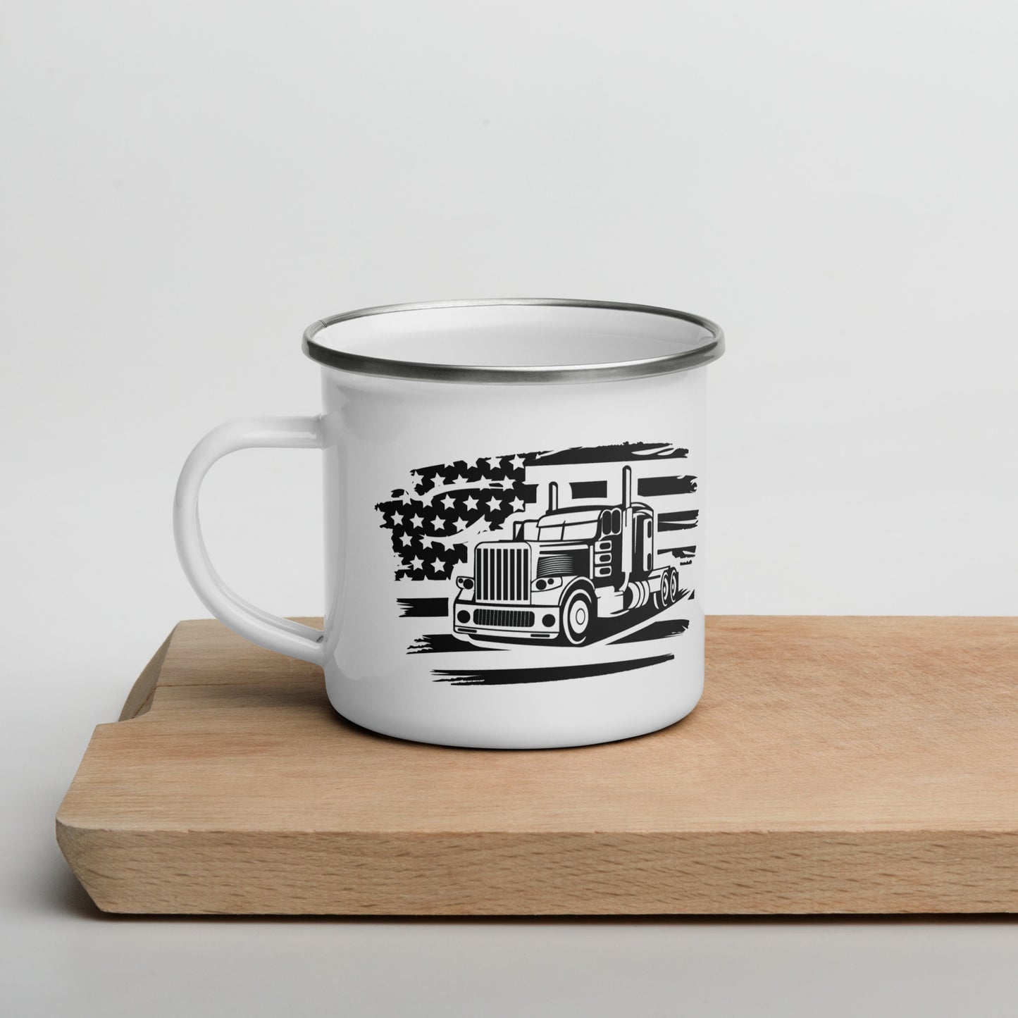 Enamel Mug "American Trucker"