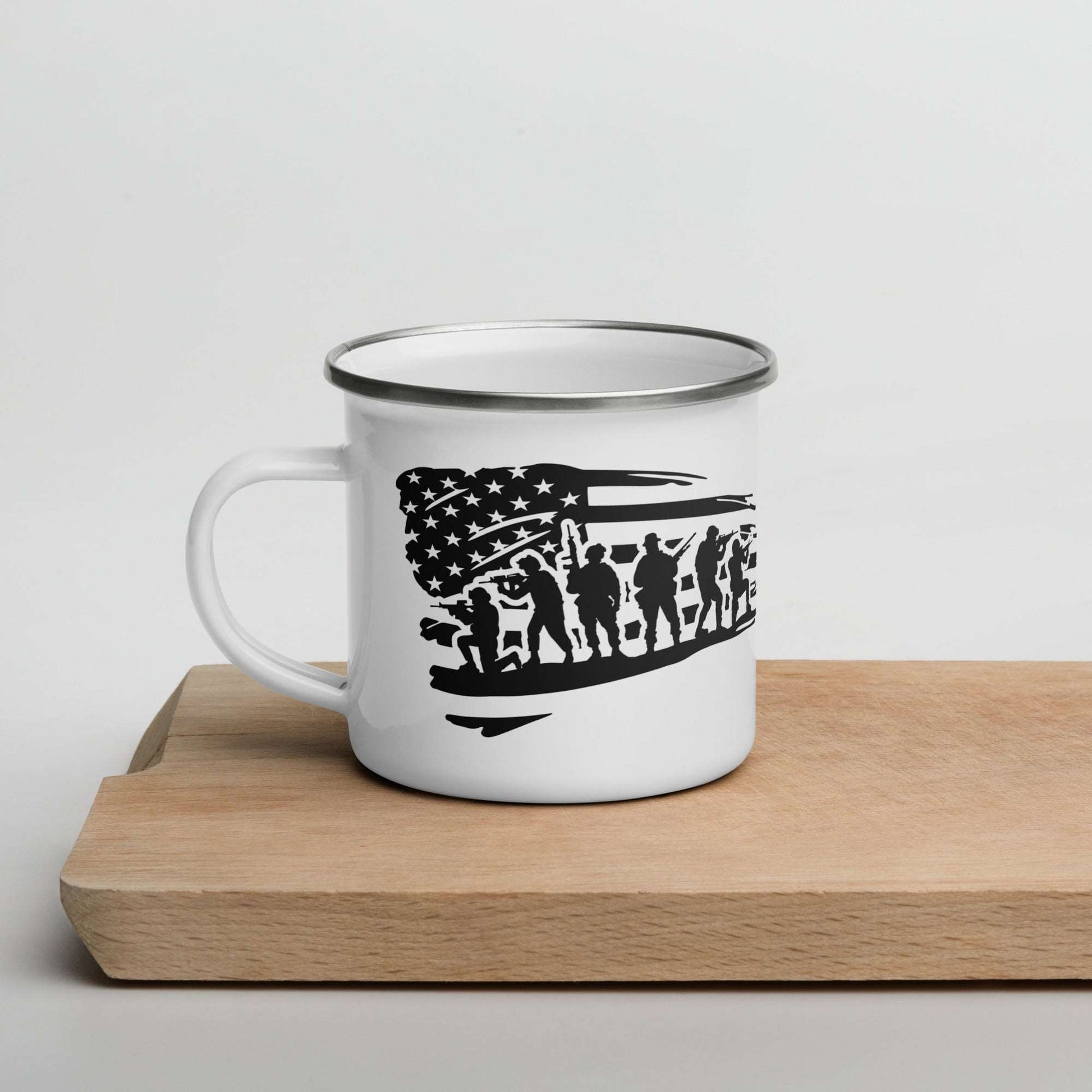 Enamel Mug "Tribute our Military"