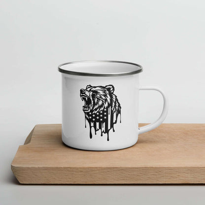 Enamel Mug "Grizzly flag"