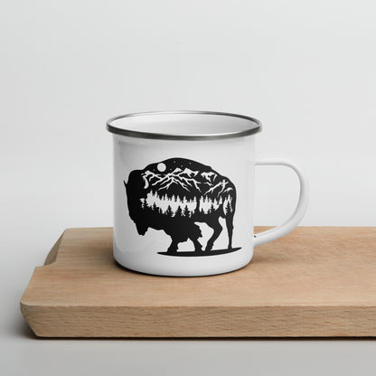 Enamel Mug "Wild Bison"