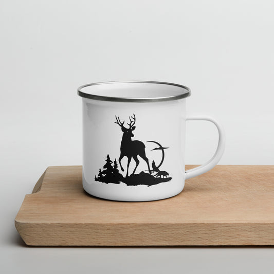 Enamel Mug "Majestic Deer"