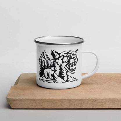 Enamel Mug "wild Cougar"