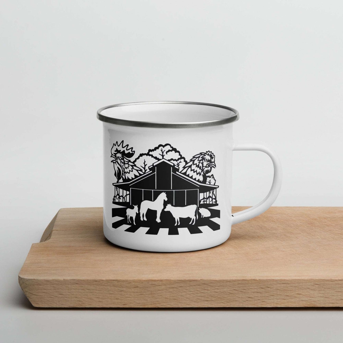 Enamel Mug "American Farm Life"