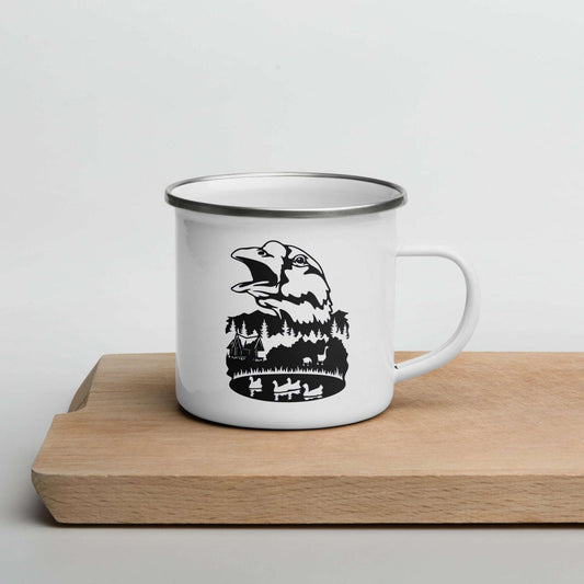 Enamel Mug "Wild Geese"