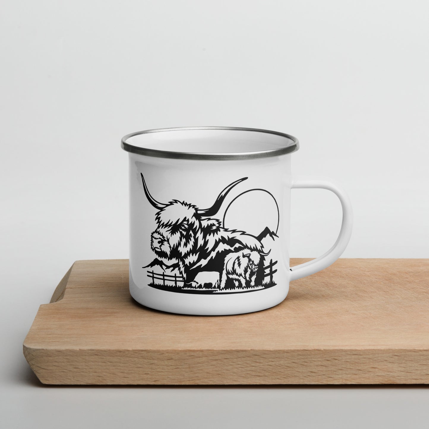 Enamel Mug "American Longhorn"