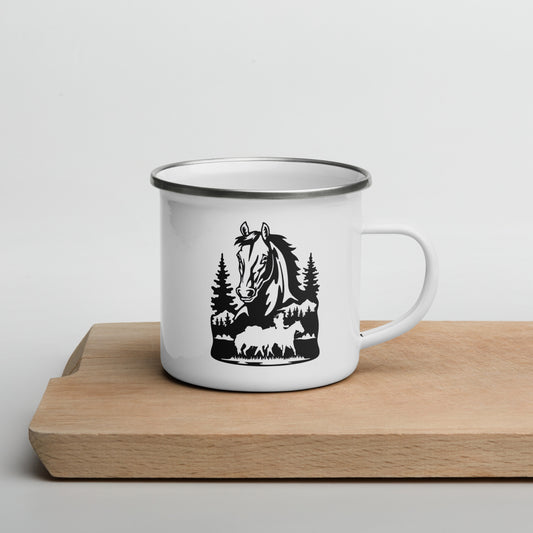 Enamel Mug "The Old American Way"