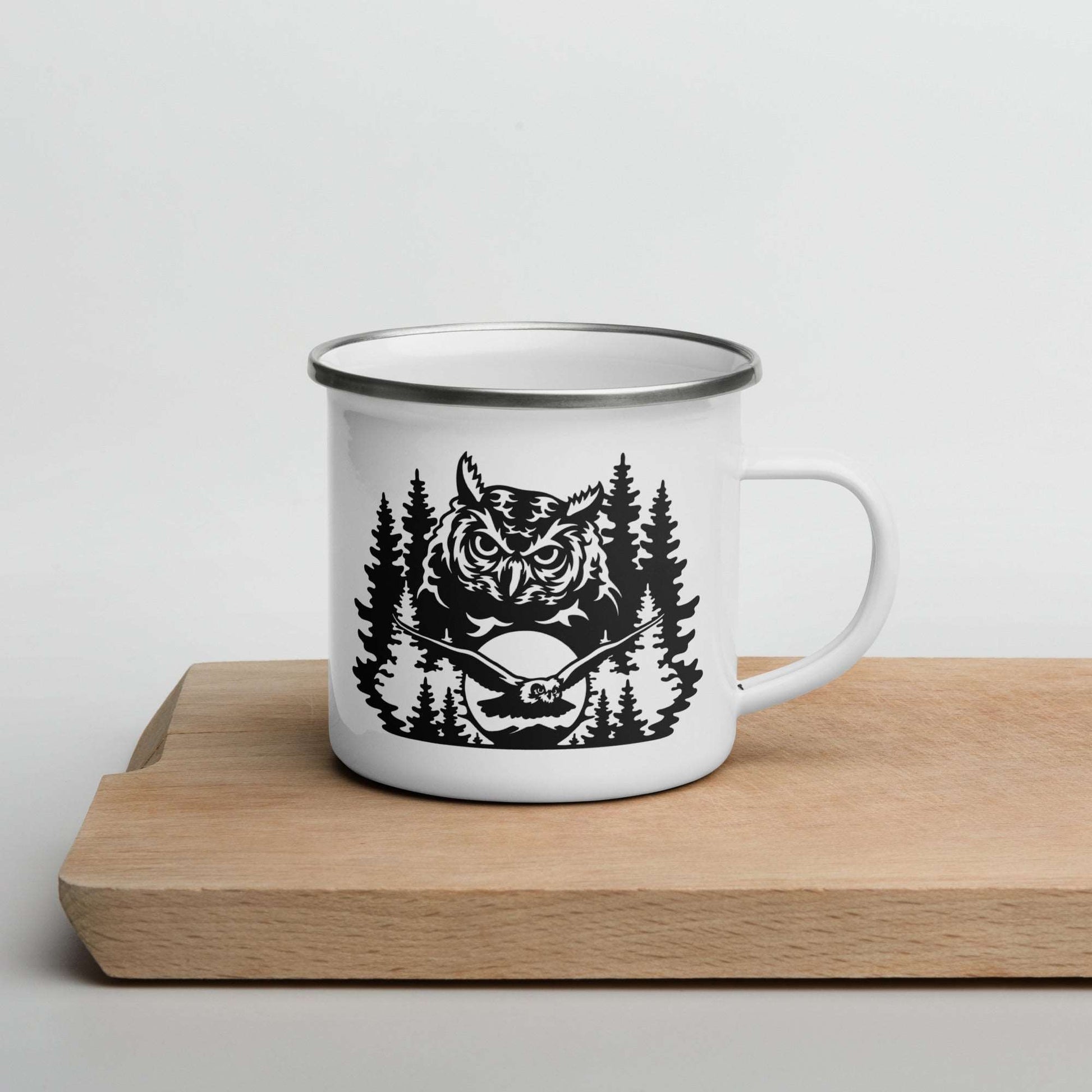 Enamel Mug "Wild Owl"