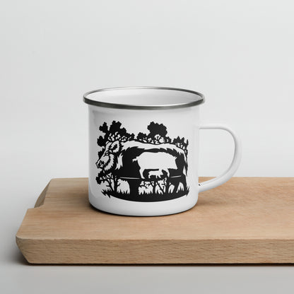 Enamel Mug "wild Boar"