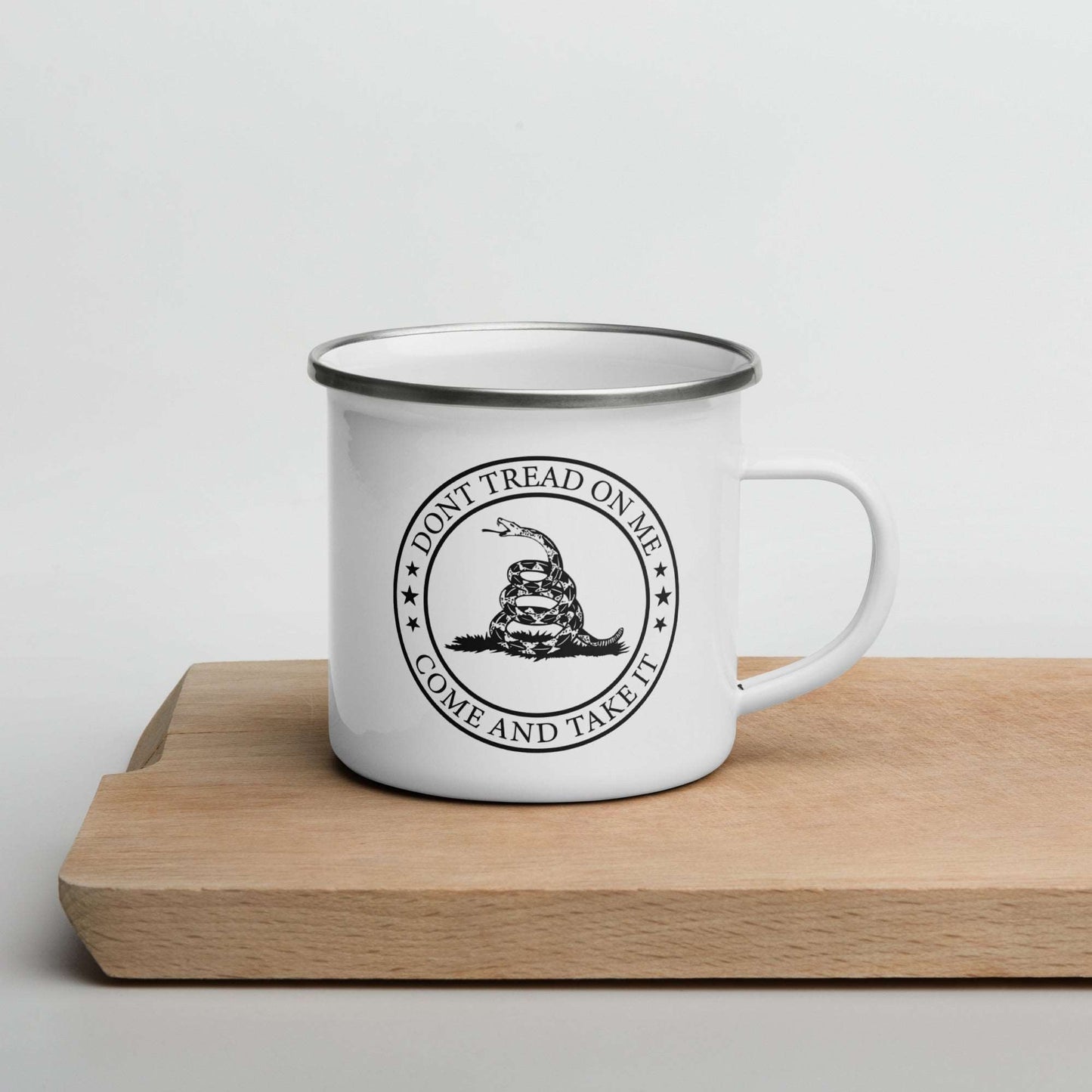 Enamel Mug "Dont Tread On Me"