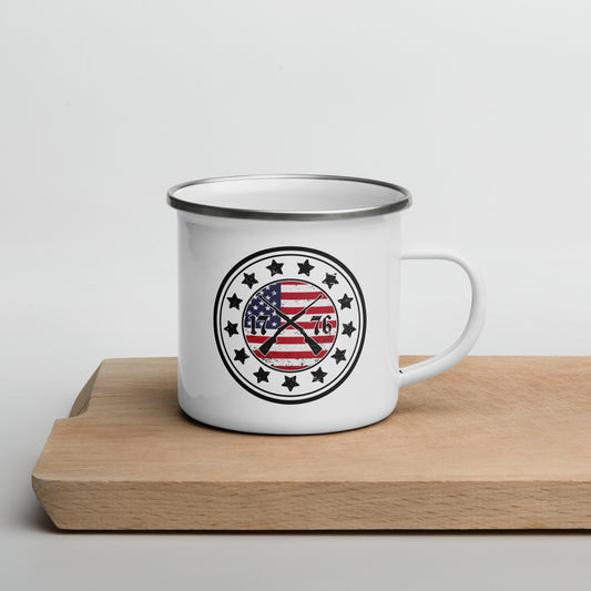 Enamel Mug "Betsy Ross Flag"