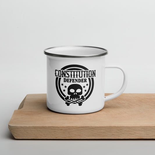 Enamel Mug "Constitution Defender"