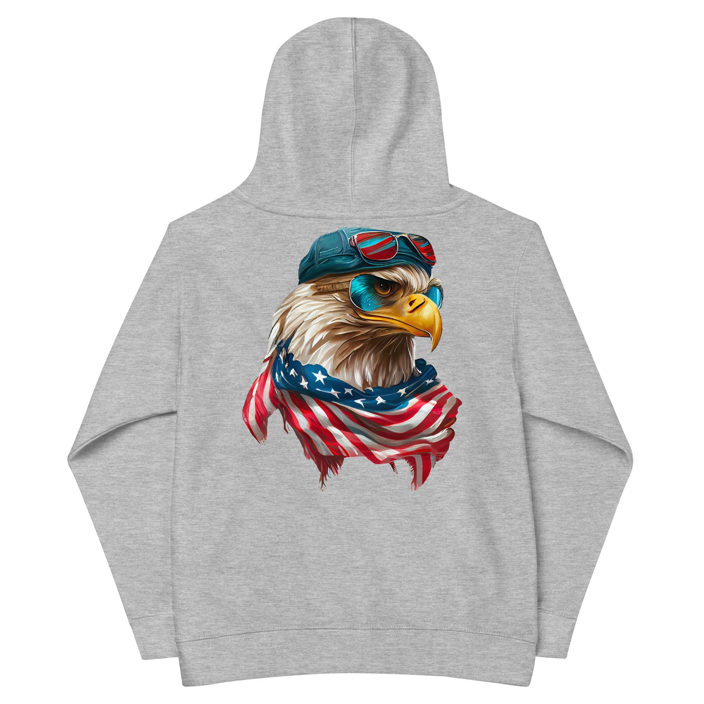 Patriotic Kids Hoodie "Cool Eagle" H300008