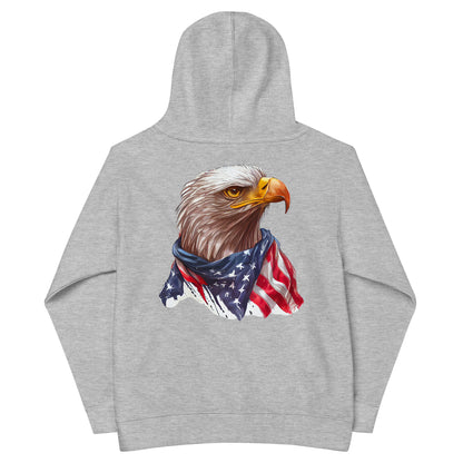 Patriotic Kids Hoodie "Proud Eagle" H300018