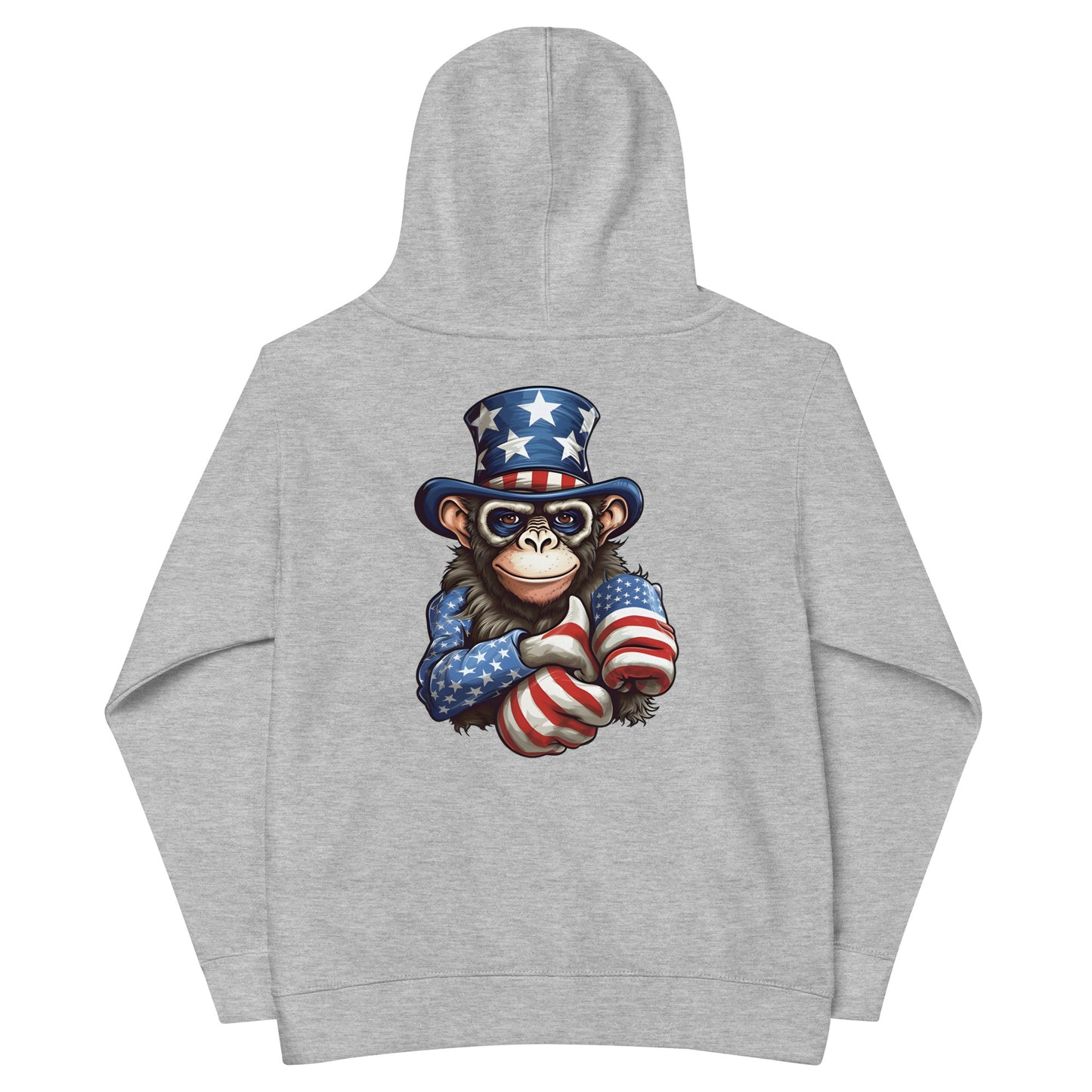 Patriotic Kids Hoodie "Smiling Ape" H300033