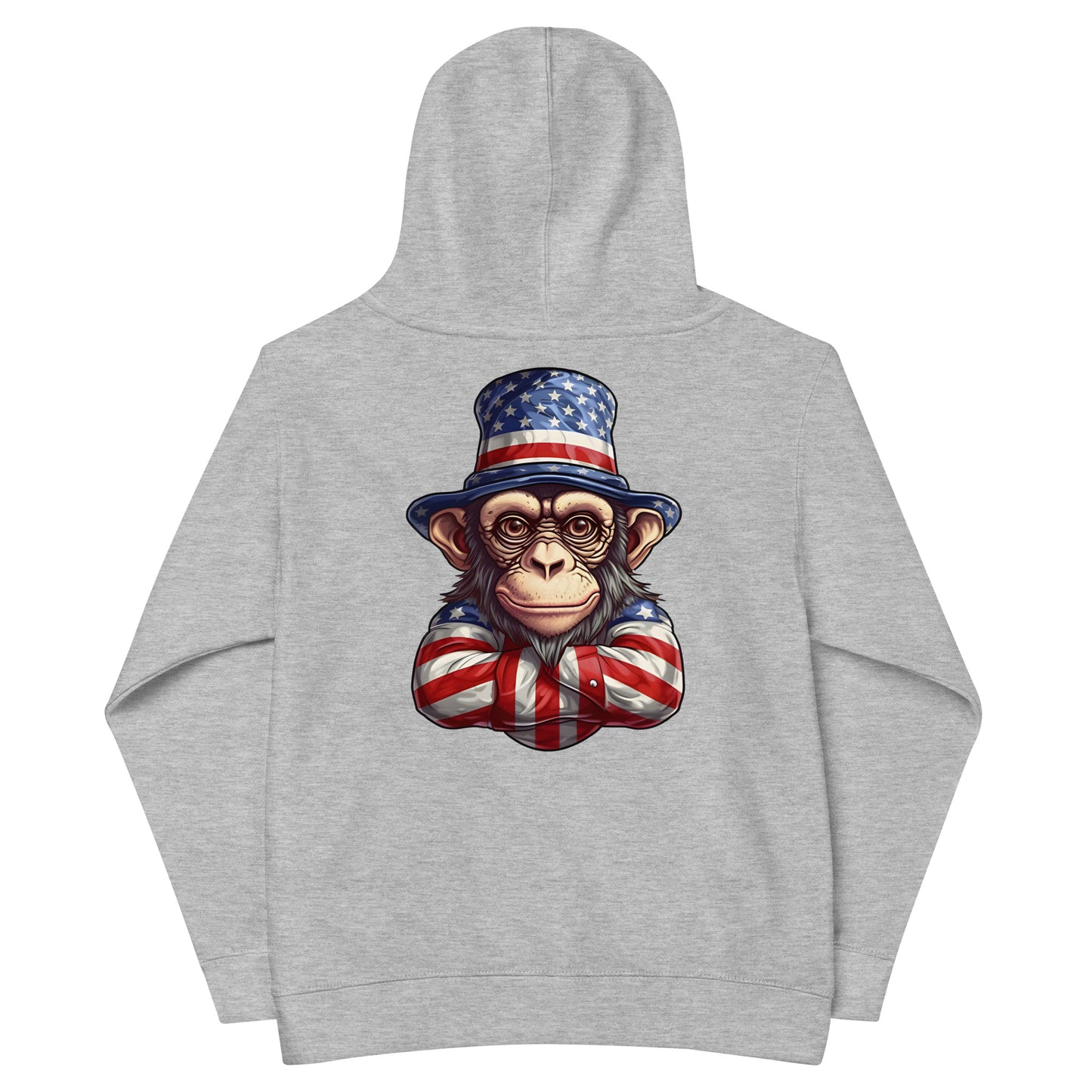 Patriotic Kids Hoodie "Serious Ape" H300039