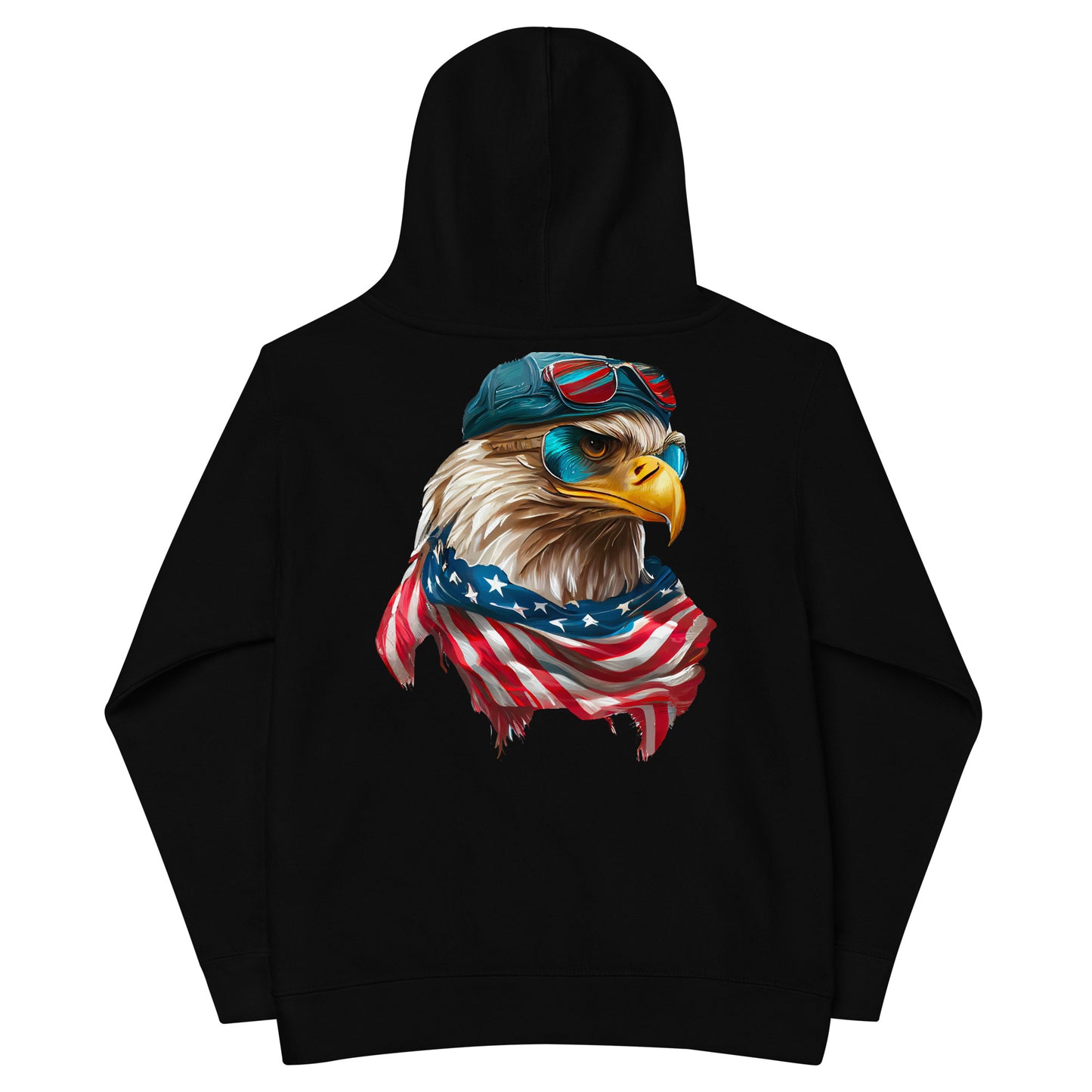 Patriotic Kids Hoodie "Cool Eagle" H300008