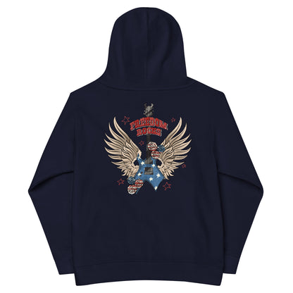 Patriotic Kids Hoodie "Freedom Rocks" H300004