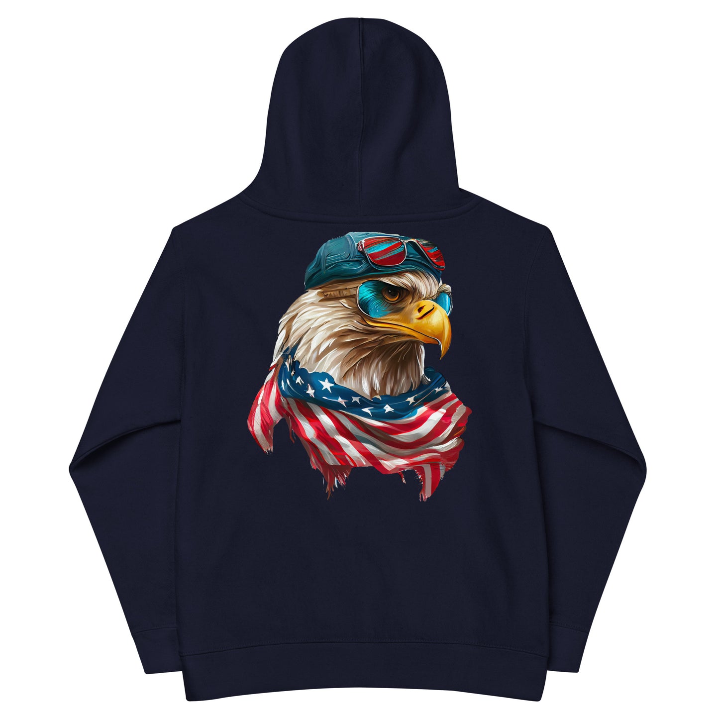 Patriotic Kids Hoodie "Cool Eagle" H300008