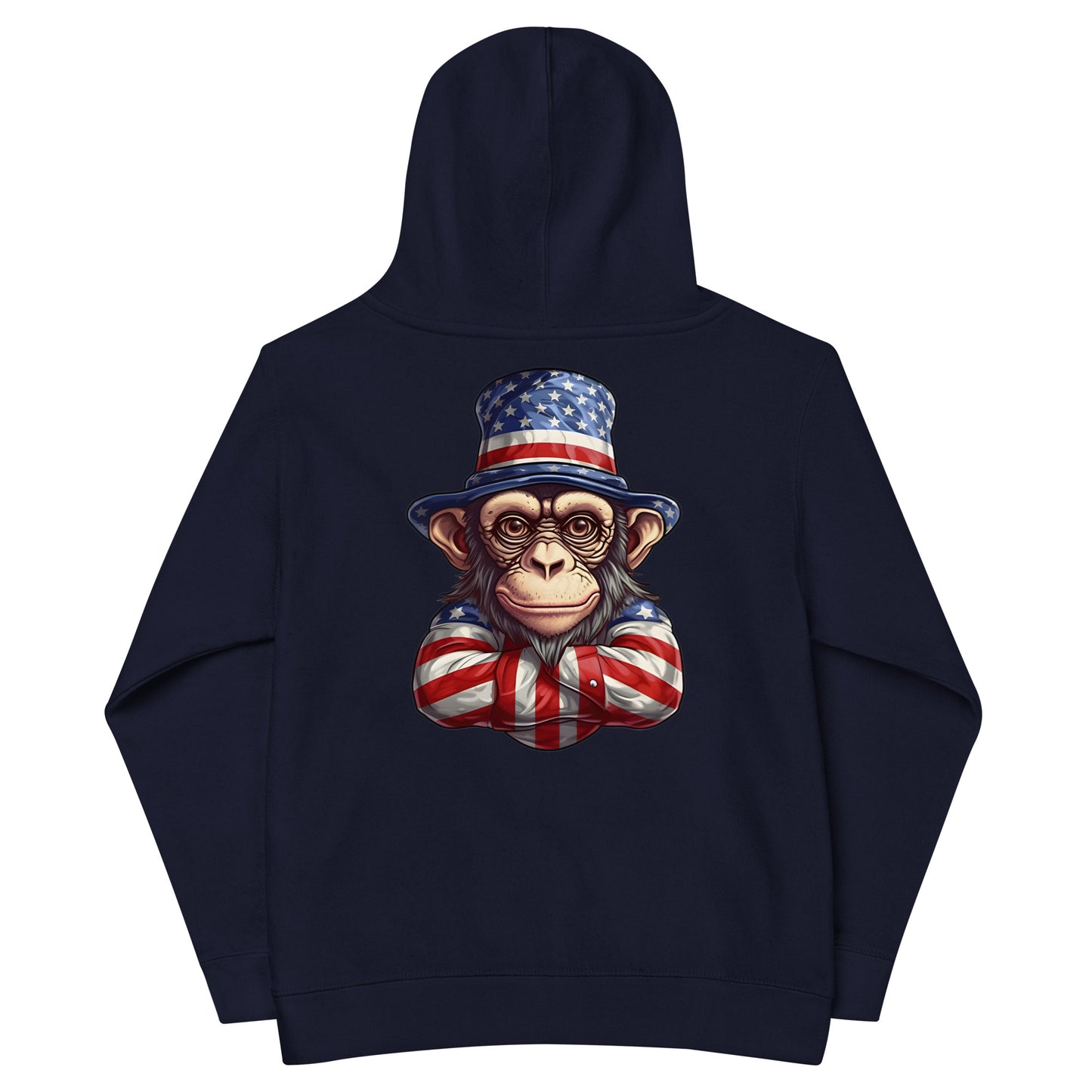 Patriotic Kids Hoodie "Serious Ape" H300039