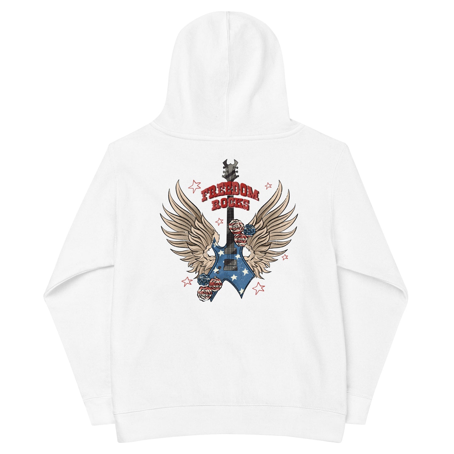 Patriotic Kids Hoodie "Freedom Rocks" H300004