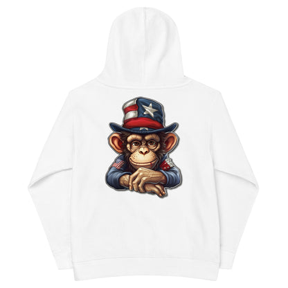 Patriotic Kids Hoodie "American Ape" H300005