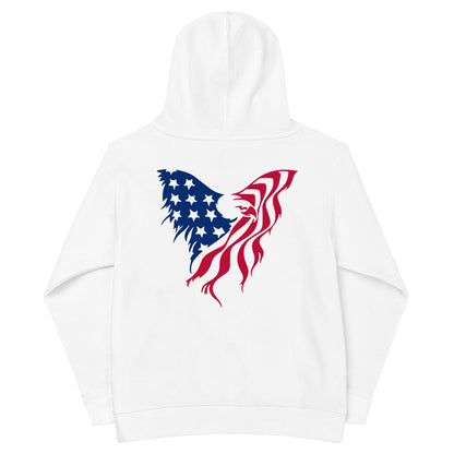 Patriotic Kids Hoodie "Eagle Flag" H300011