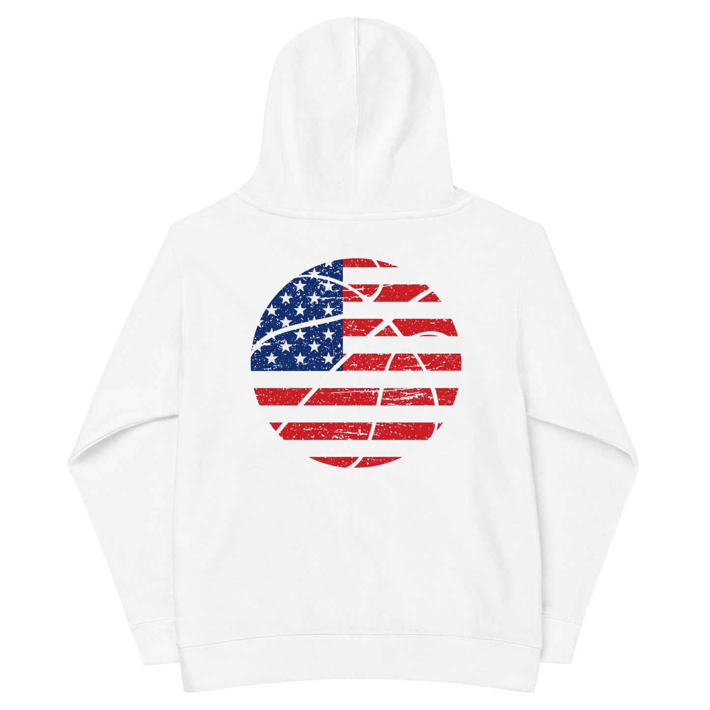 Patriotic Kids Hoodie "American Basketball" H300026