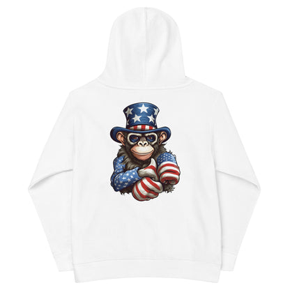 Patriotic Kids Hoodie "Smiling Ape" H300033