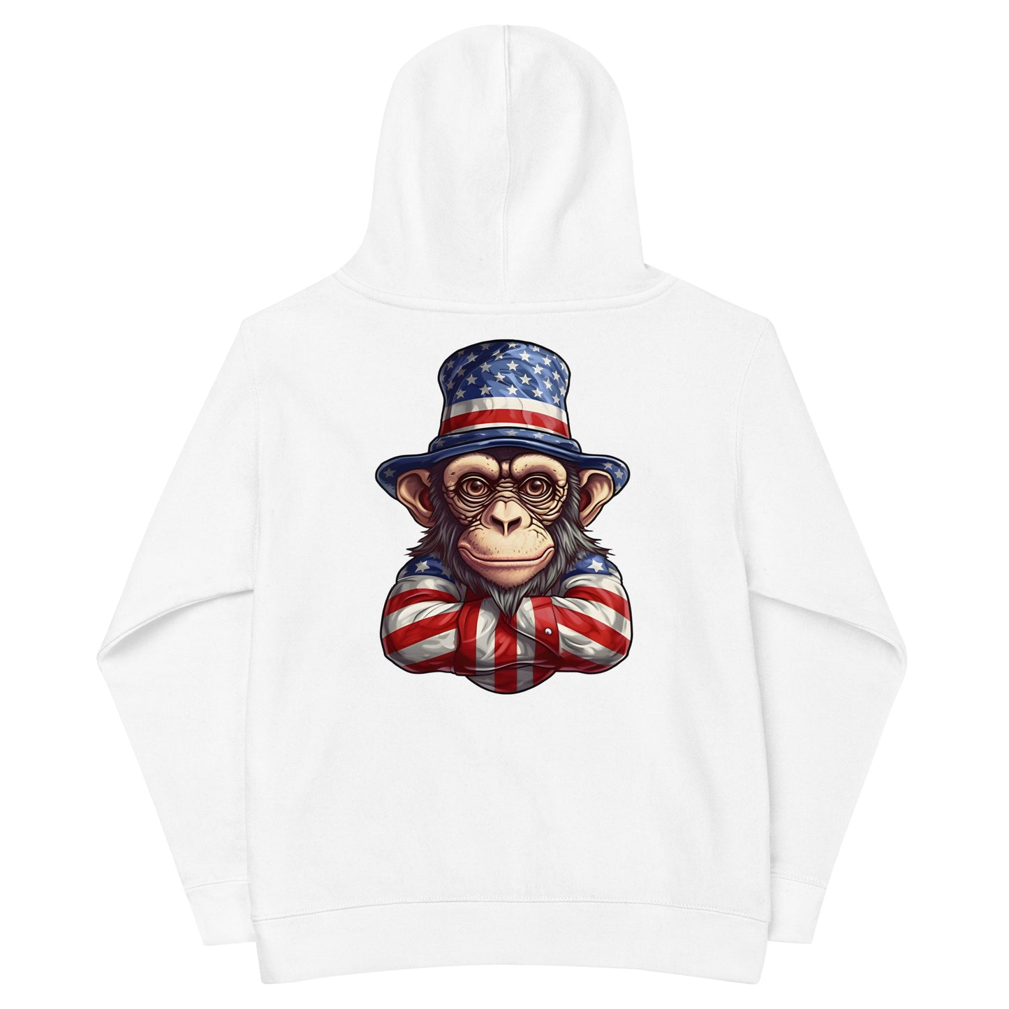 Patriotic Kids Hoodie "Serious Ape" H300039