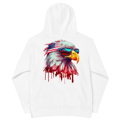 Patriotic Kids Hoodie "Look Out! Eagle" H300043