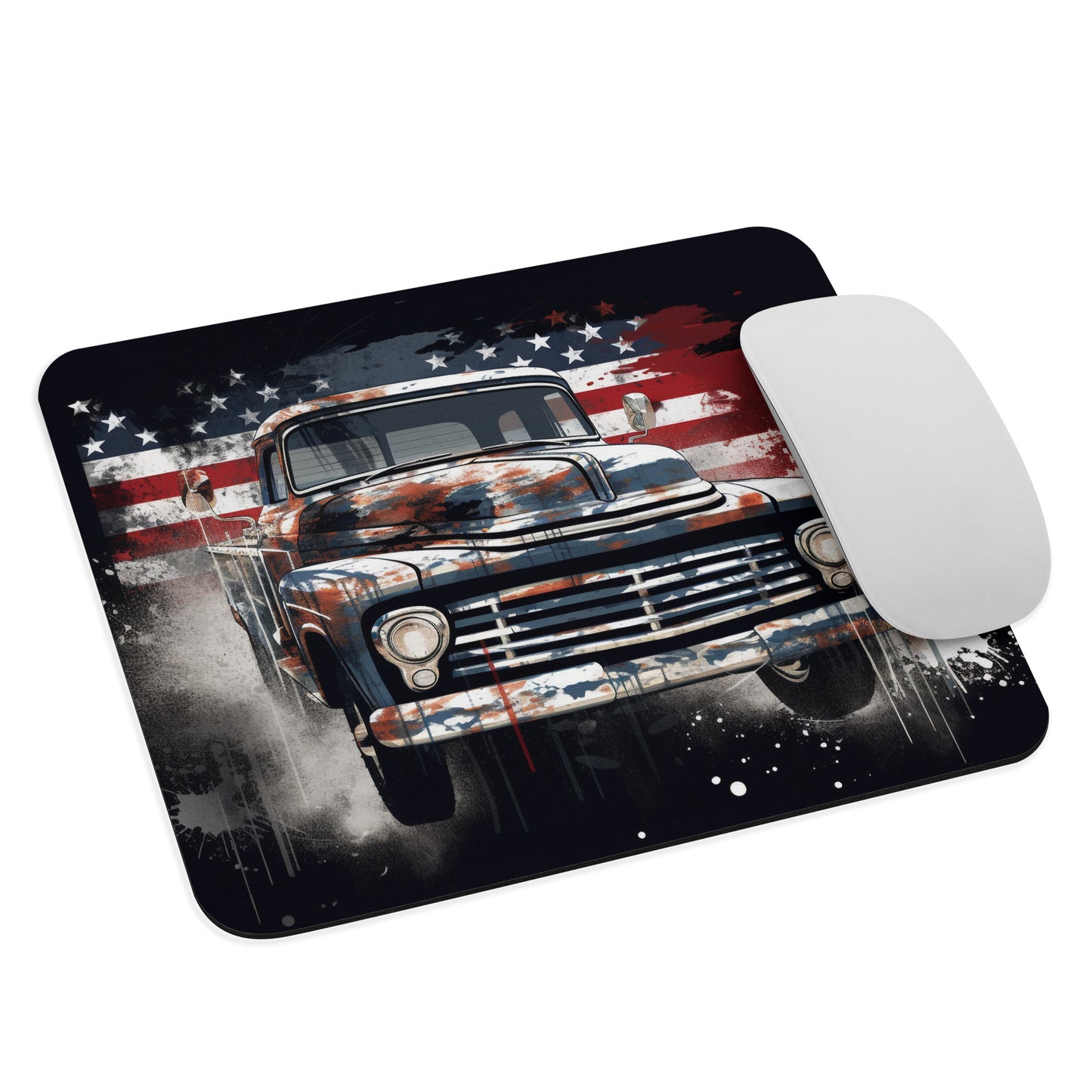 Patriotic Mousepad "Vintage Truck" MP700007