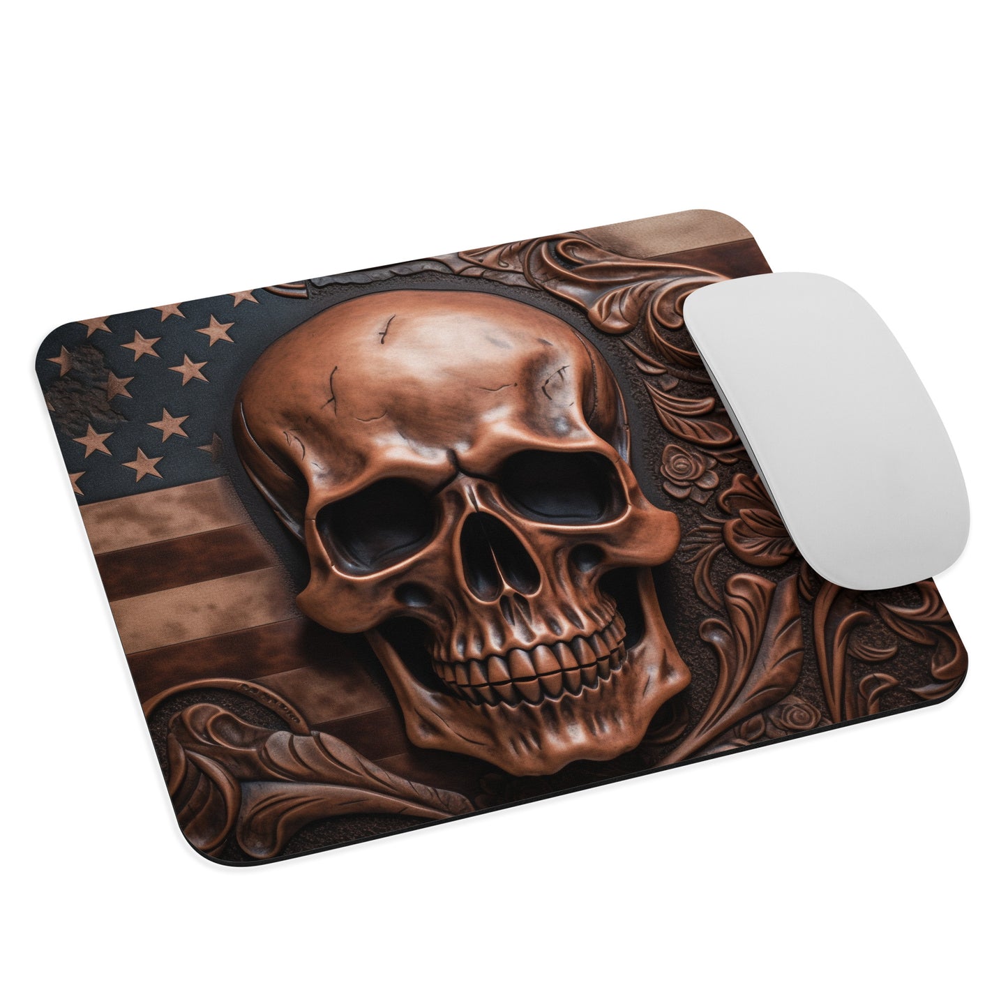 Patriotic Mousepad "Vintage Skull" MP700010