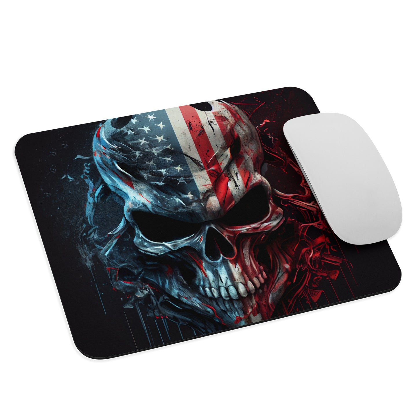 Patriotic Mousepad "Fierce Skull"  MP700013