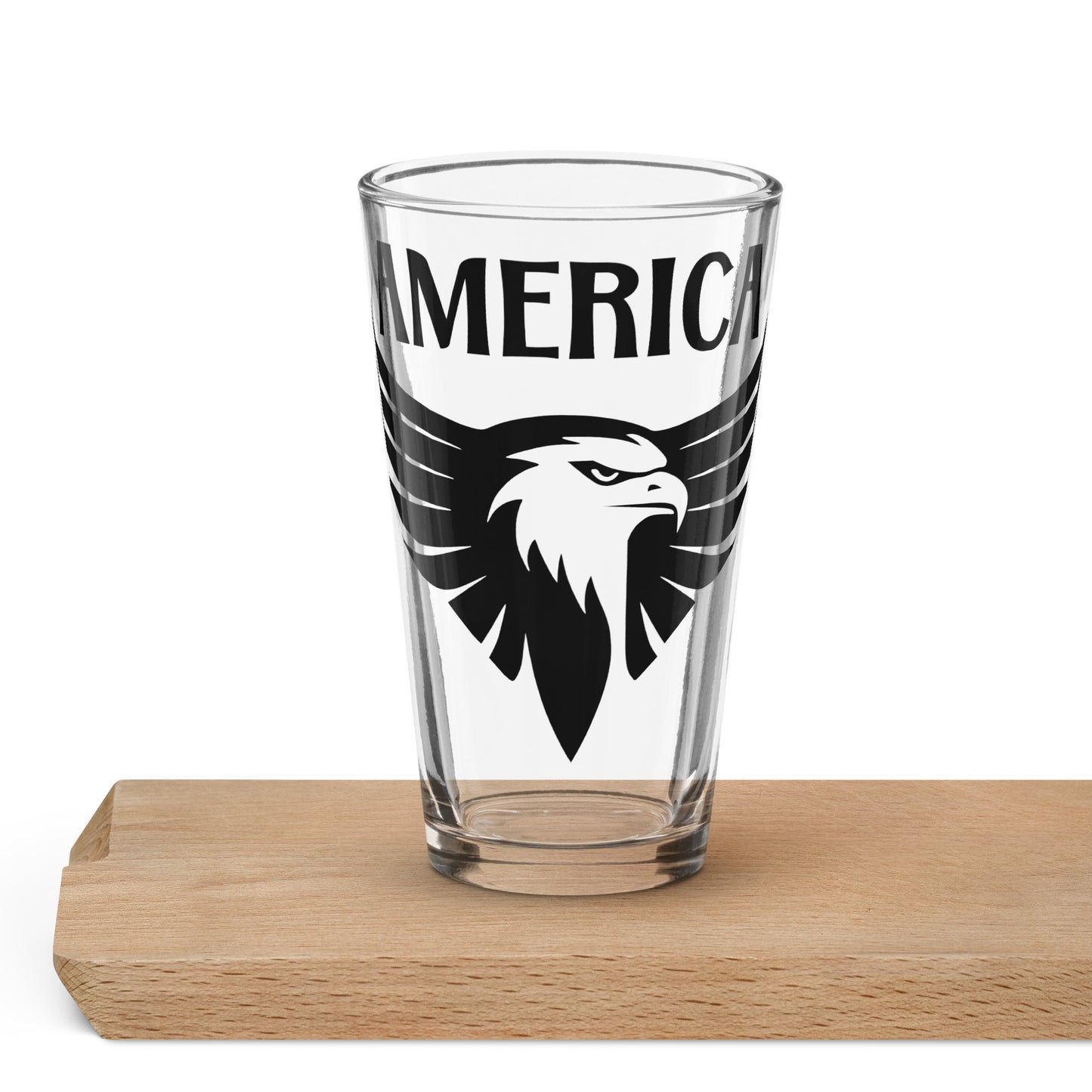 Shaker Pint Glass "America Eagle"