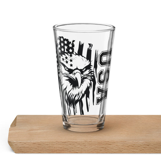 Shaker Pint Glass "USA Eagle"