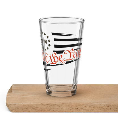 Shaker Pint Glass "We the People"