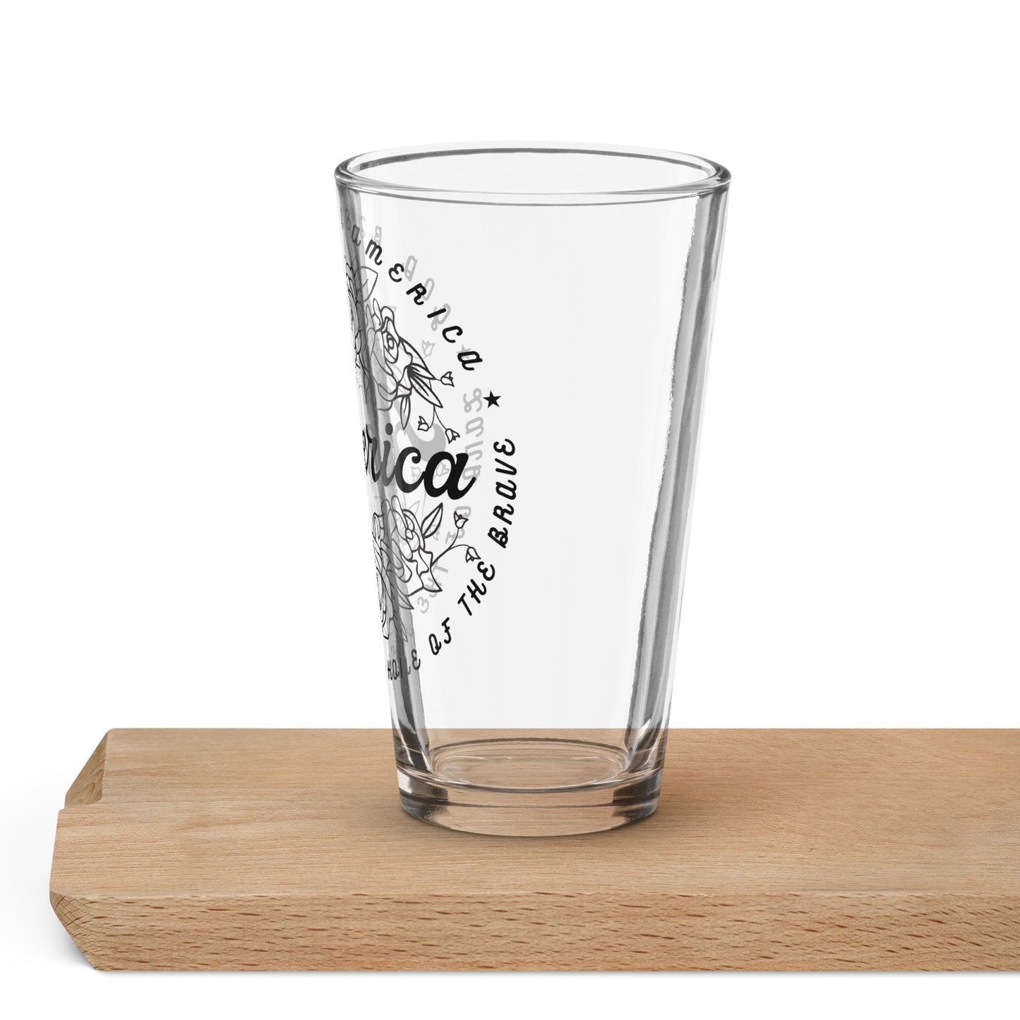 Shaker Pint Glass "America"