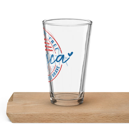 Shaker Pint Glass "America since 1776"