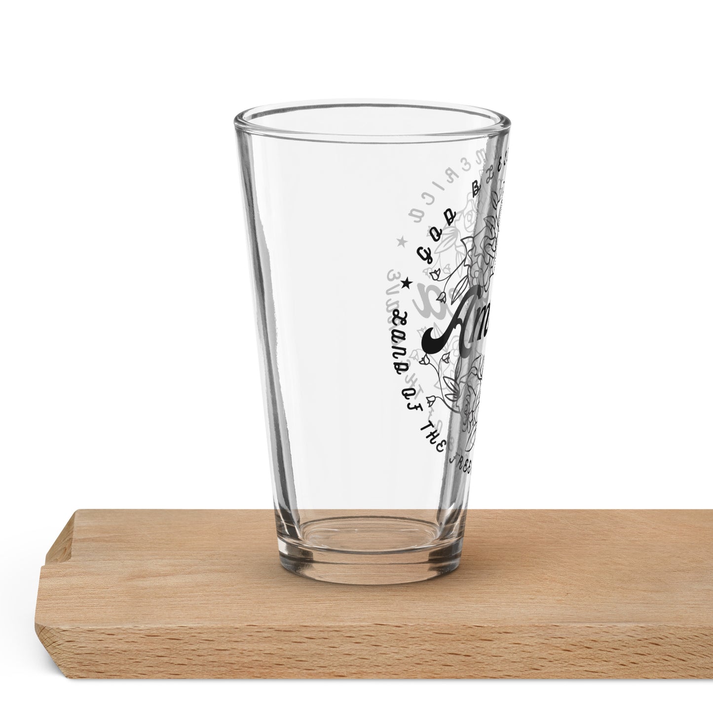 Shaker Pint Glass "America"