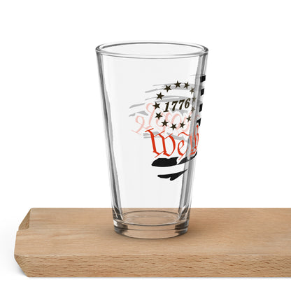 Shaker Pint Glass "We the People"